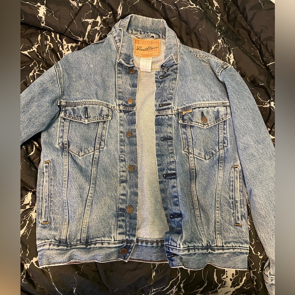Vintage Levi Demin Jean trucker Jacket - Womens Small